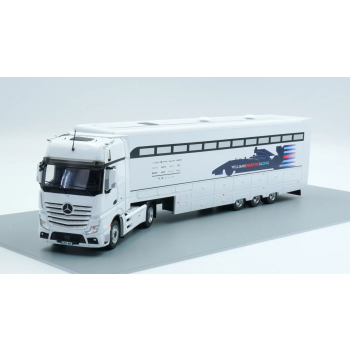 Mercedes-Benz Actros MP4 race transporter Williams Martini Racing - skala 1:43 - Altaya